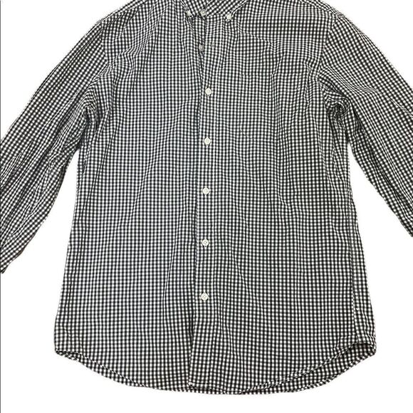 J. Crew Mens navy blue button down shirt sz M - Picture 2 of 8